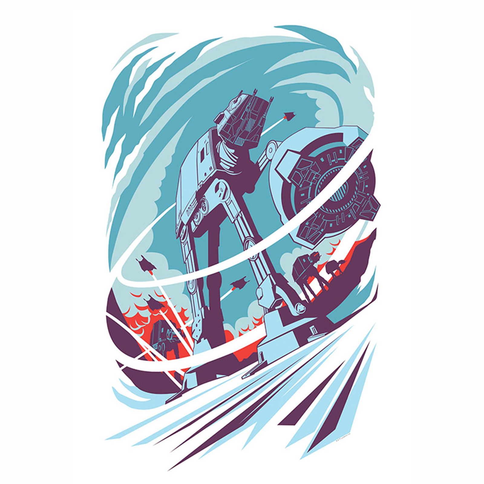 Wandbild STAR WARS CLASSIC- bunt - 50x70 cm