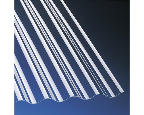 Gutta Acryl Golfplaat Sinus 76/18 Helder Slagvast 2000 mm x 1045 mm x 3 mm