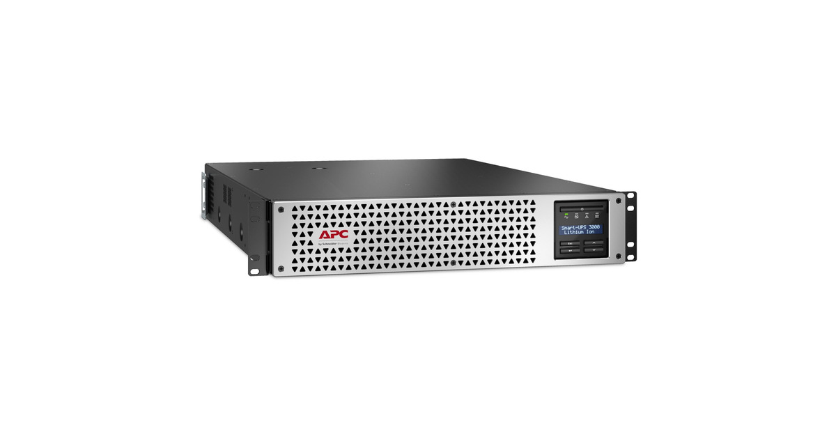 APCSmart-UPS Line Interactief 3000VA Li-ion SMTL3000RMI2UCNC ups  (Zwart/zilver, 2700 W, 2U, 8x C13 + 1x C19, SmartConnect, m/netwerkbeheerkaart, AVR, LCD)