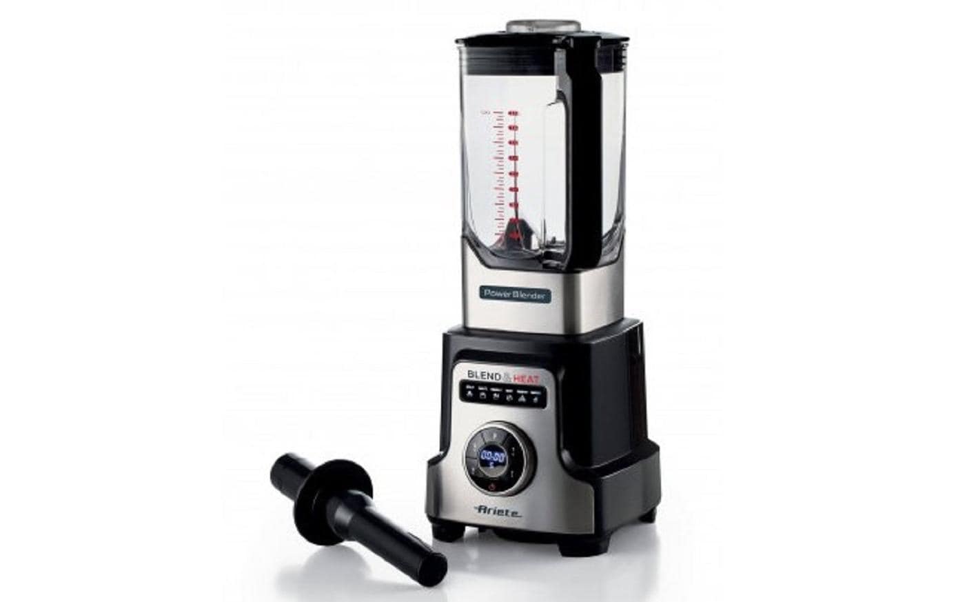 Standmixer Power Blender Schwarz/Silber<br>Multifunktionaler Blender