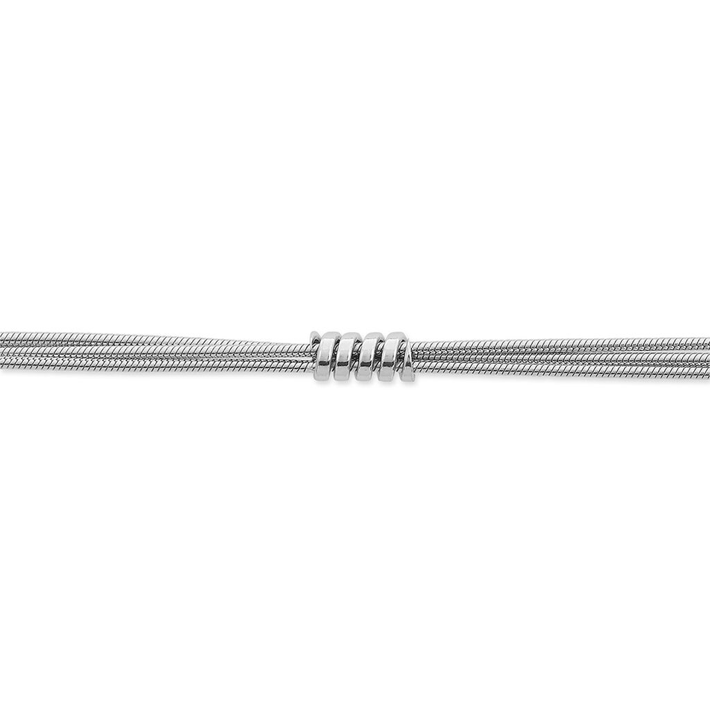 Bracelet Amaryllis Argent Blanc
