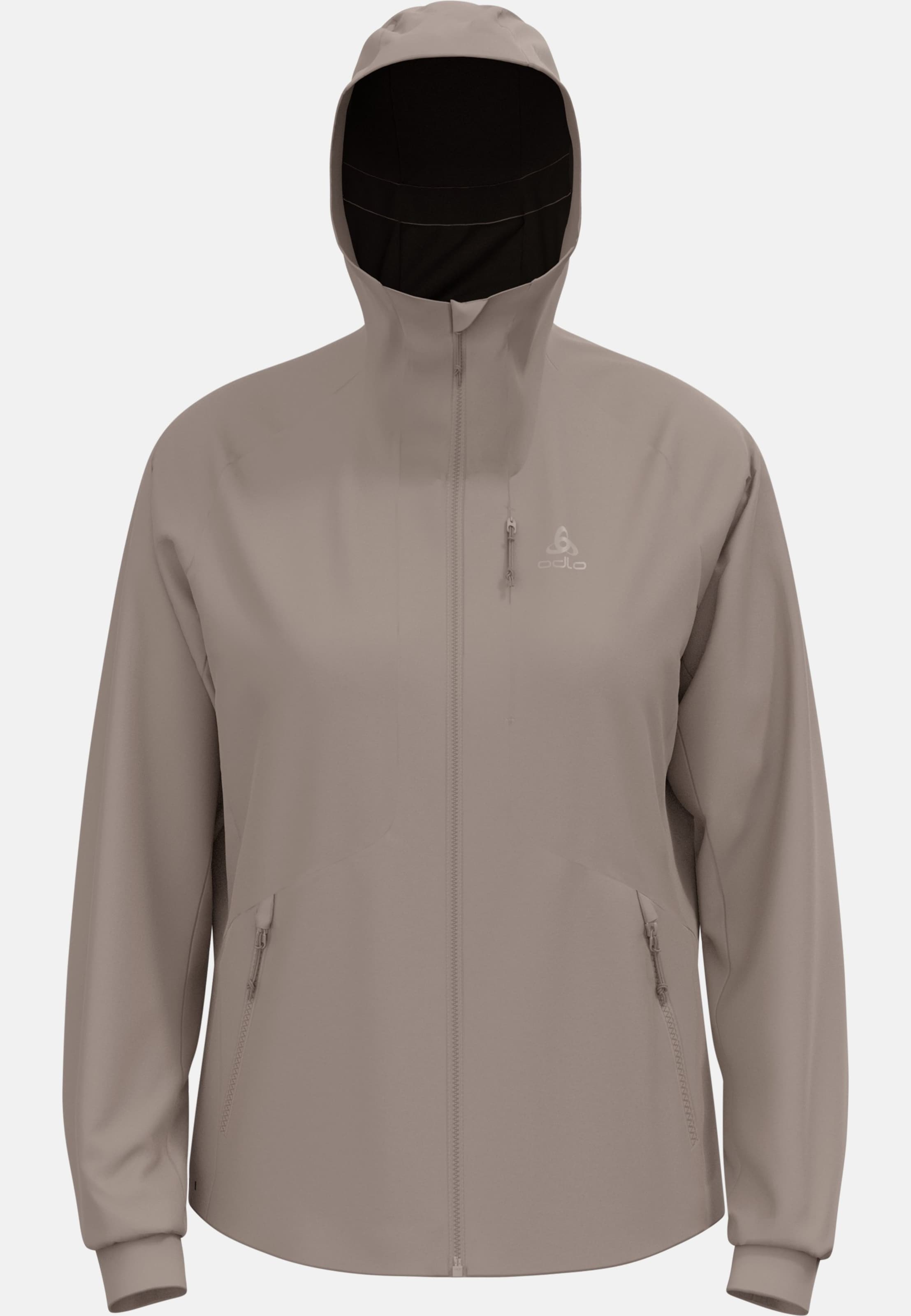 Winddichte Zeroweight X-Warm Langlaufjacke in cinder