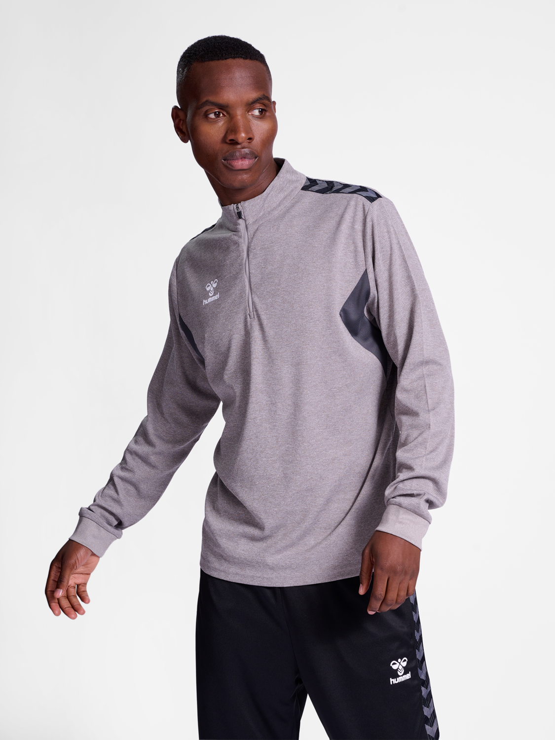 hmlAUTHENTIC HALF ZIP SWEAT