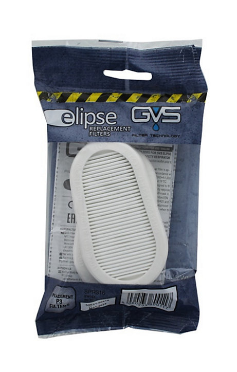Filtre P3 R D HESPA pour demi masque Elipse, lot de 2