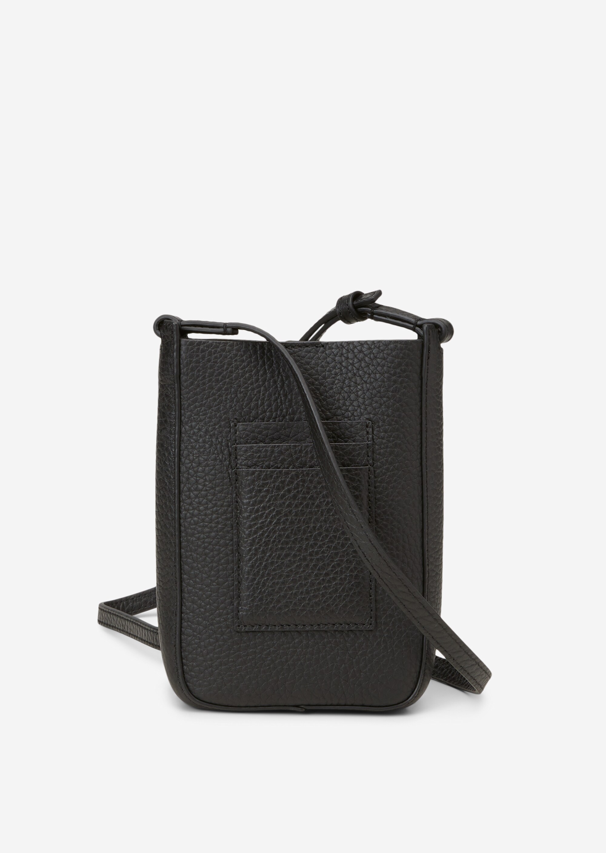 Smartphone-Tasche aus genarbtem Rindleder