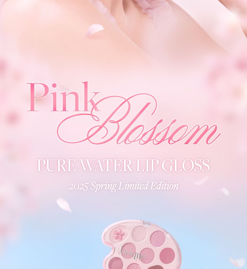dasique - Pure Water Lip Gloss Pink Blossom Collection - 2 kleuren