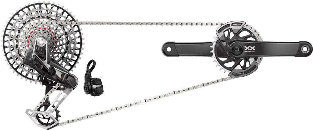 SRAM XX Eagle Transmission Powermeter AXS 12-fach Gruppe kaufen | Bike-Discount