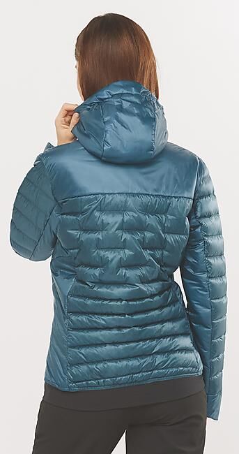 SALOMON - DUVET OUTLINE DOWN HOODED JACKE