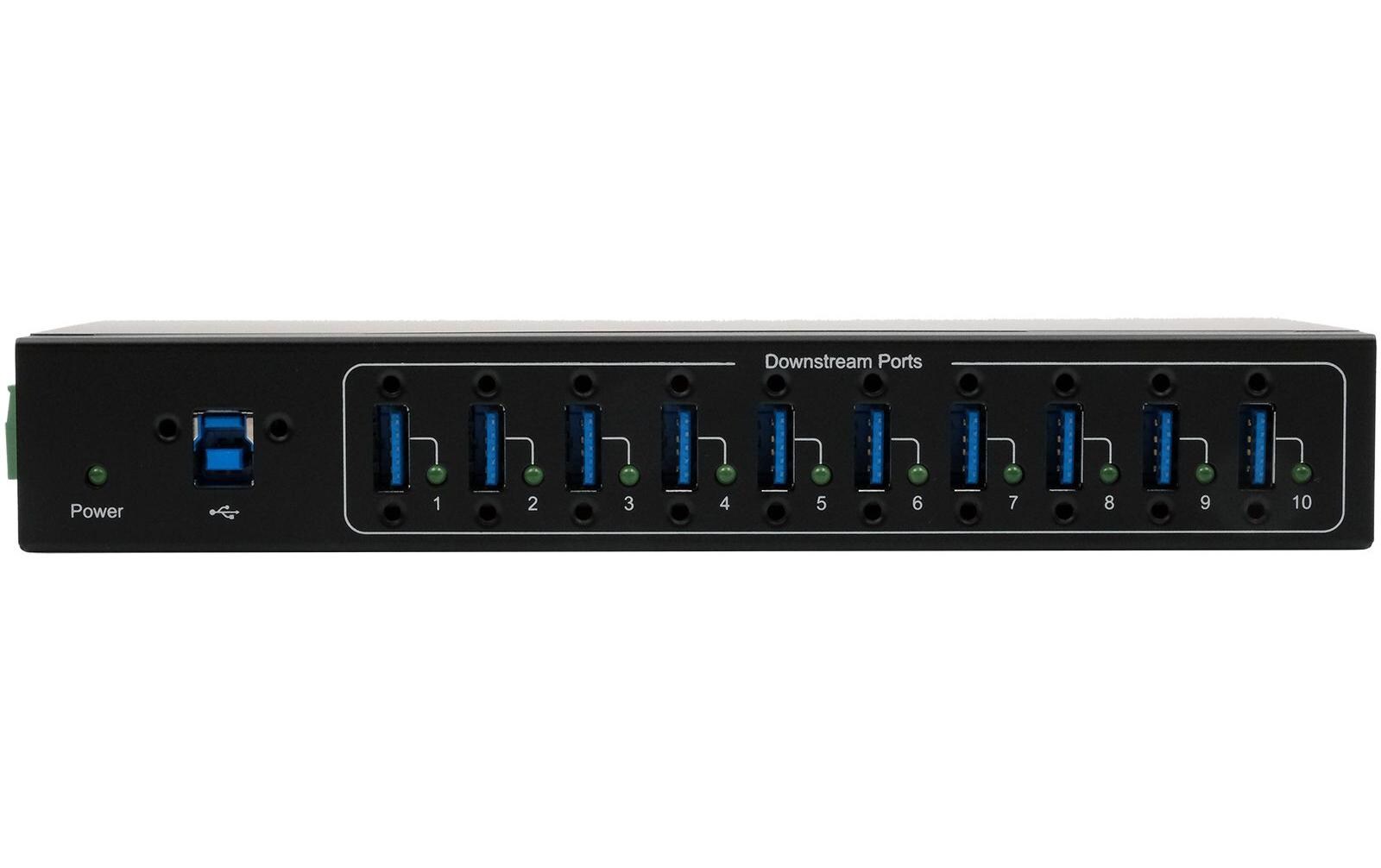 USB-Hub EX-11220HMVS<br>7-Port USB 3.0 HUB für Tisch, Wand- und DIN-Rail Montage