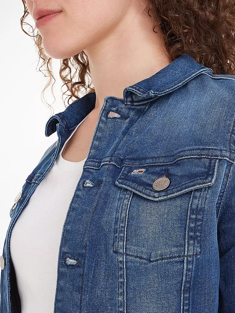 TOMMY JEANS Jeansjacke blau