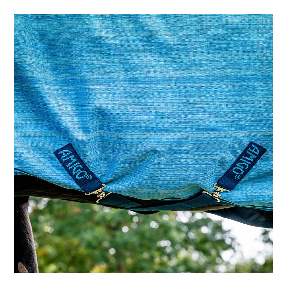Horseware AMIGO HERO REVIVE PLUS 900D 200G - Couverture de paddock ocean blue