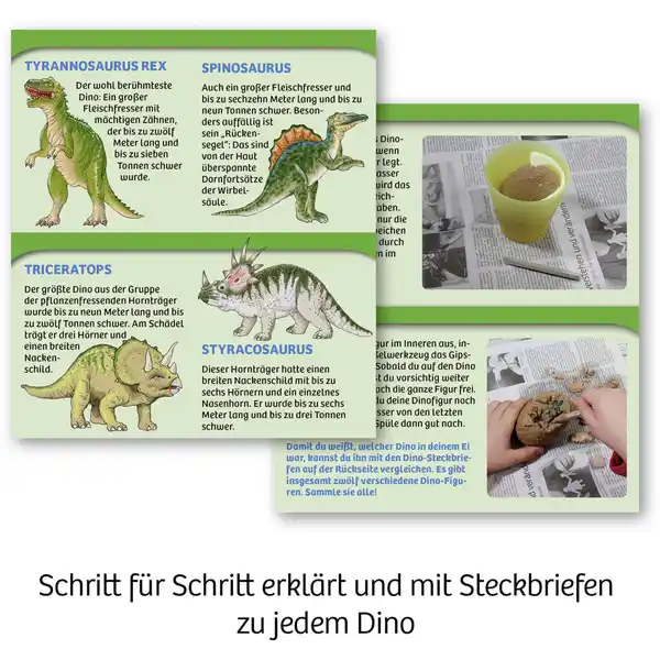 Dino-Ei Ausgrabungs-Set