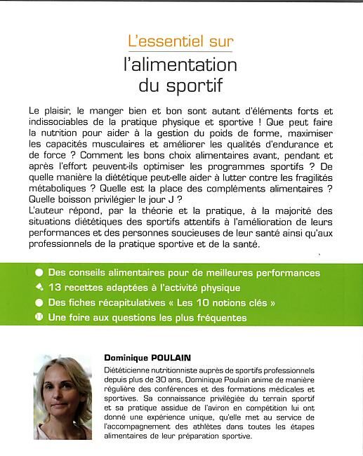 ESSENTIEL SUR ALIMENTATION DU SPORTIF