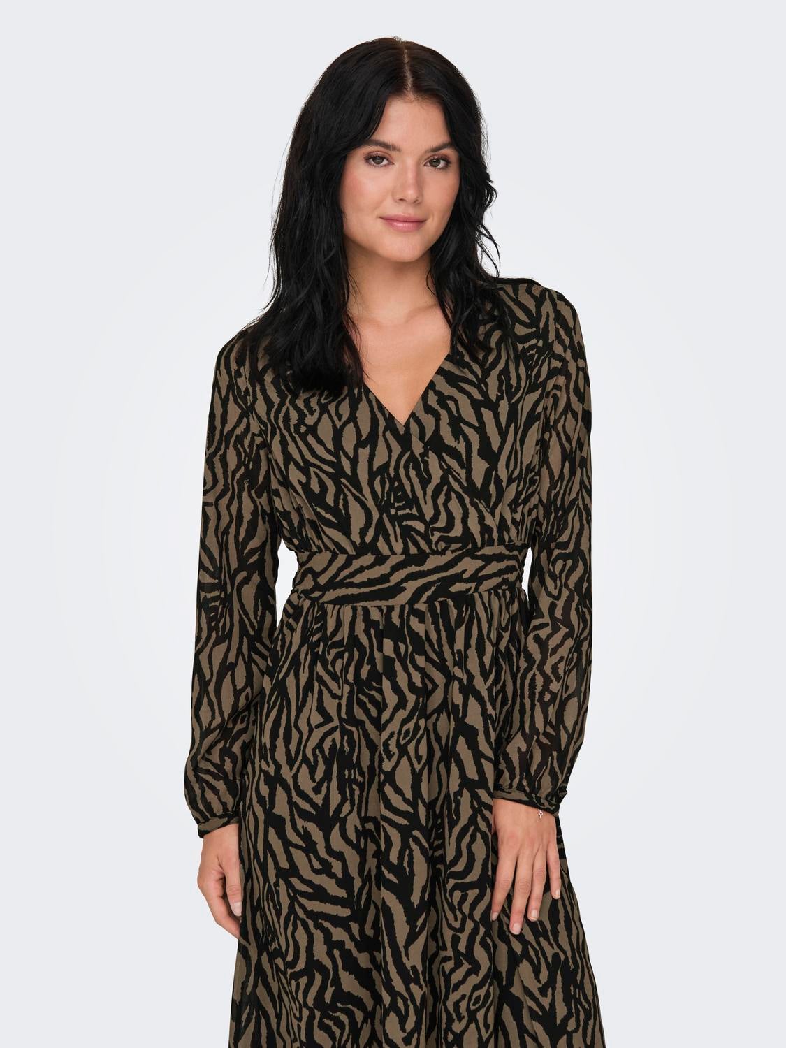 ONLSTAR Langes Kleid Walnut