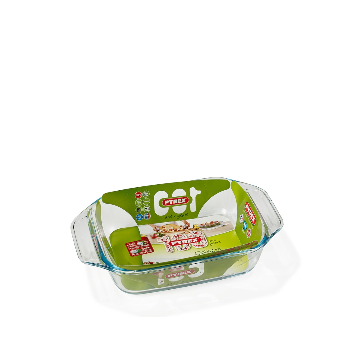 Pyrex Irresistible Fad rektangulær 28 x 17 cm Klar