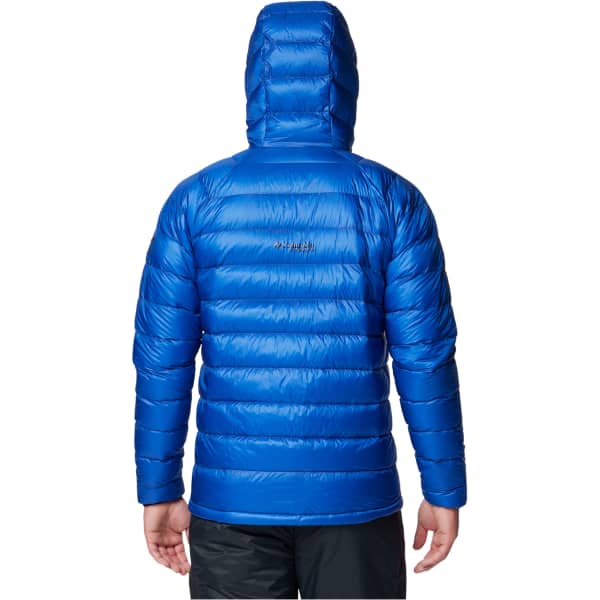 Doudoune randonnée COLUMBIA ARCTIC CREST DOWN HOODED JACKET MOUNTAIN BLUE