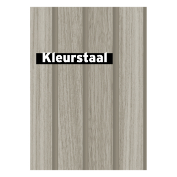 Behangstaal vliesbehang Lattenwand licht eiken 111985