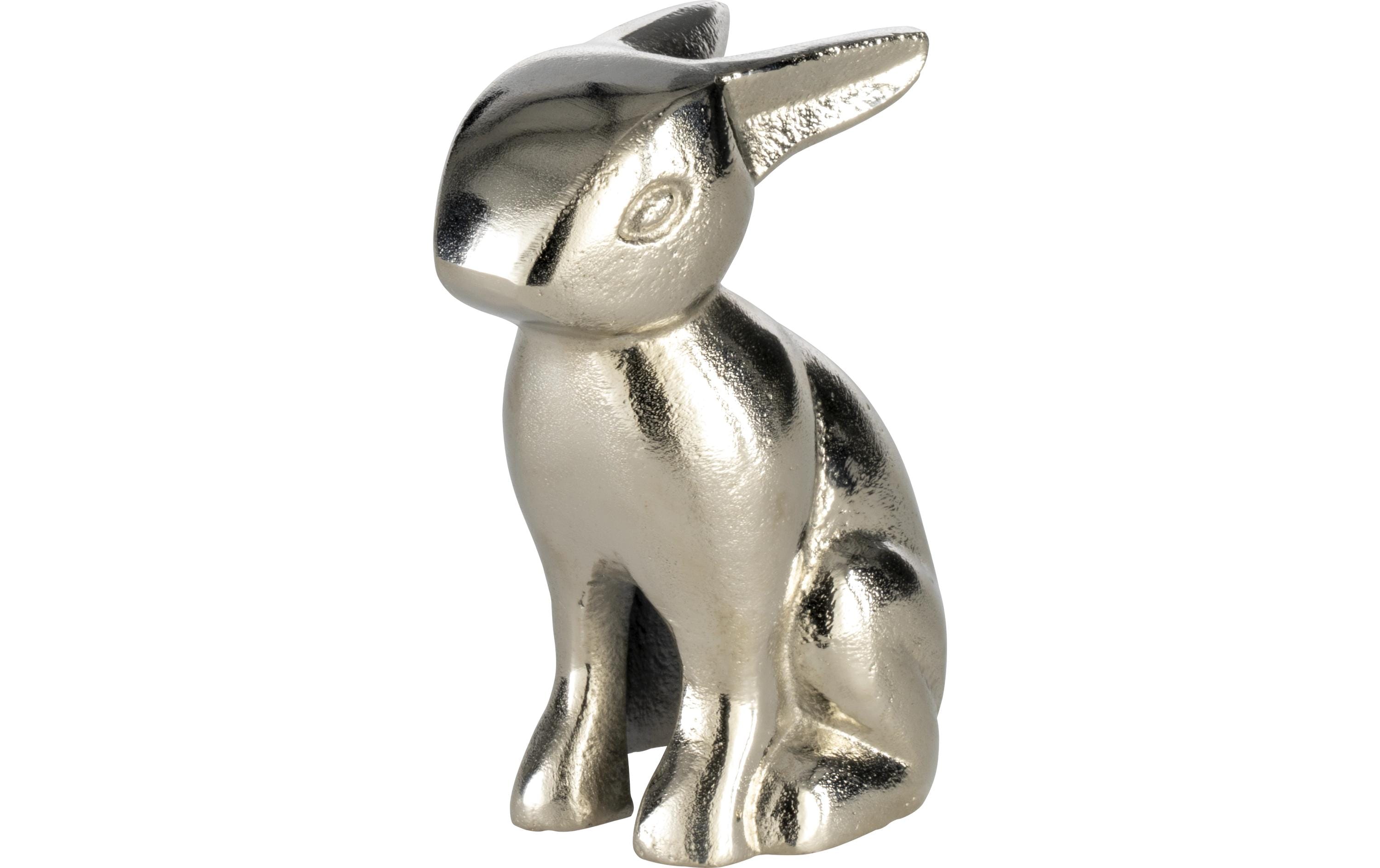 Hase Vohilava 15.5 cm, SilberHasenfigur