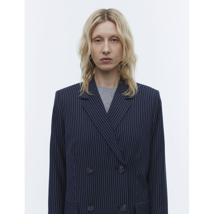 2NDDAY 2ND Herman - Pinstripe Dark blue pinstripe