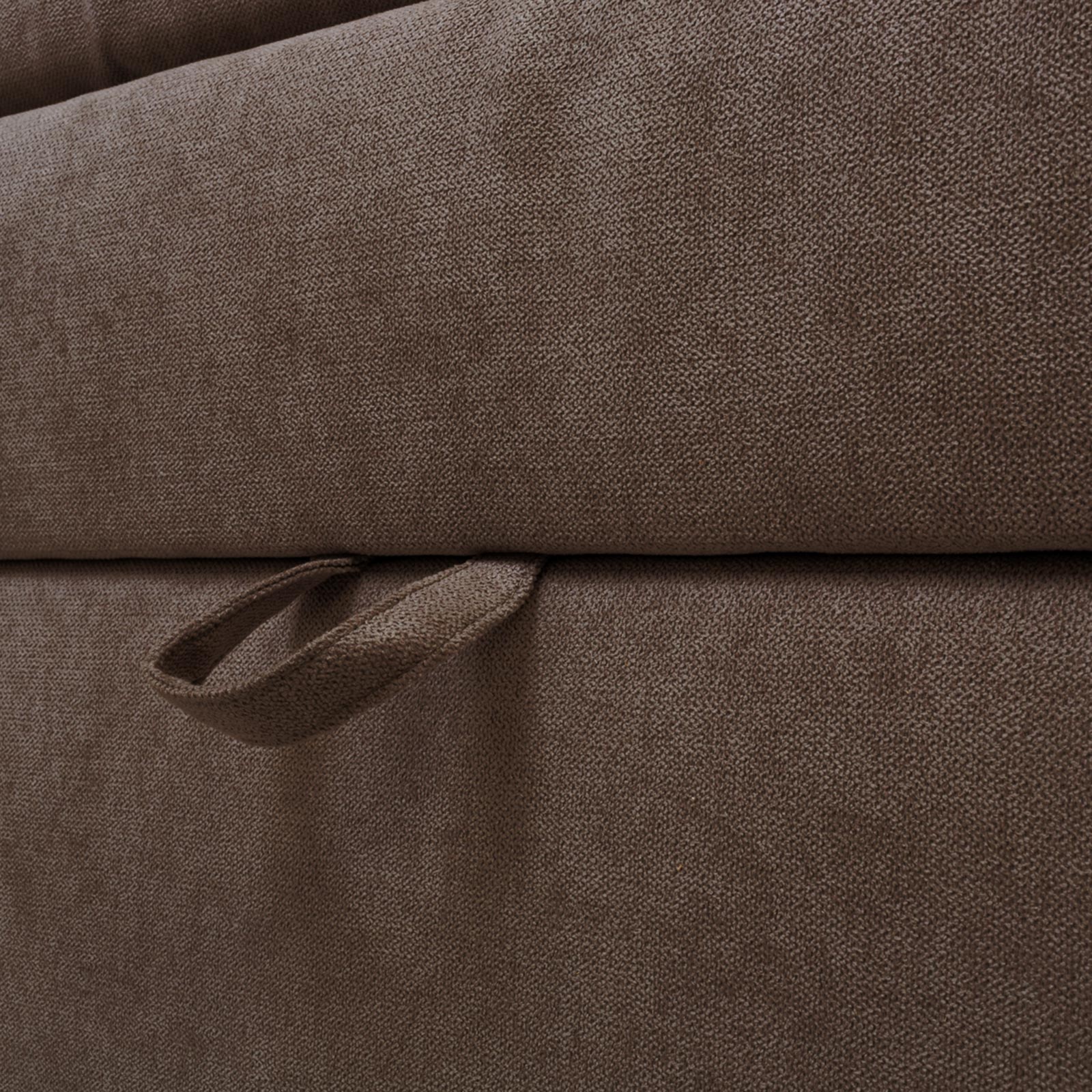 Boxspringbett - braun - mit Bettkasten - H3 - 180x200 cm