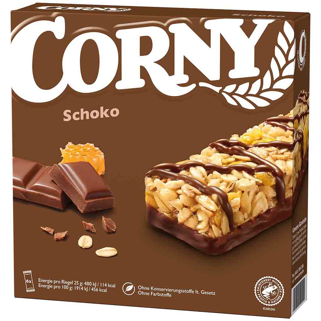Corny Schoko 6er 150g MHD:9.1.26