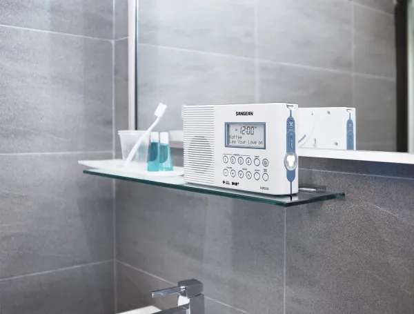 Sangean-H203D - DAB bærbar radio - 2 Watt - hvid