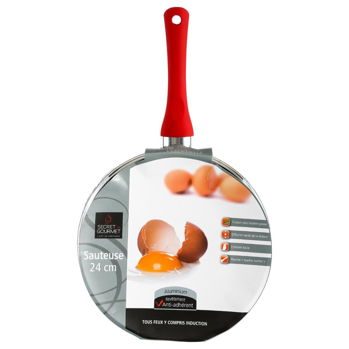 SAUTEUSE 24CM ALUMINIUM INDUCTION ESSENTIELLE