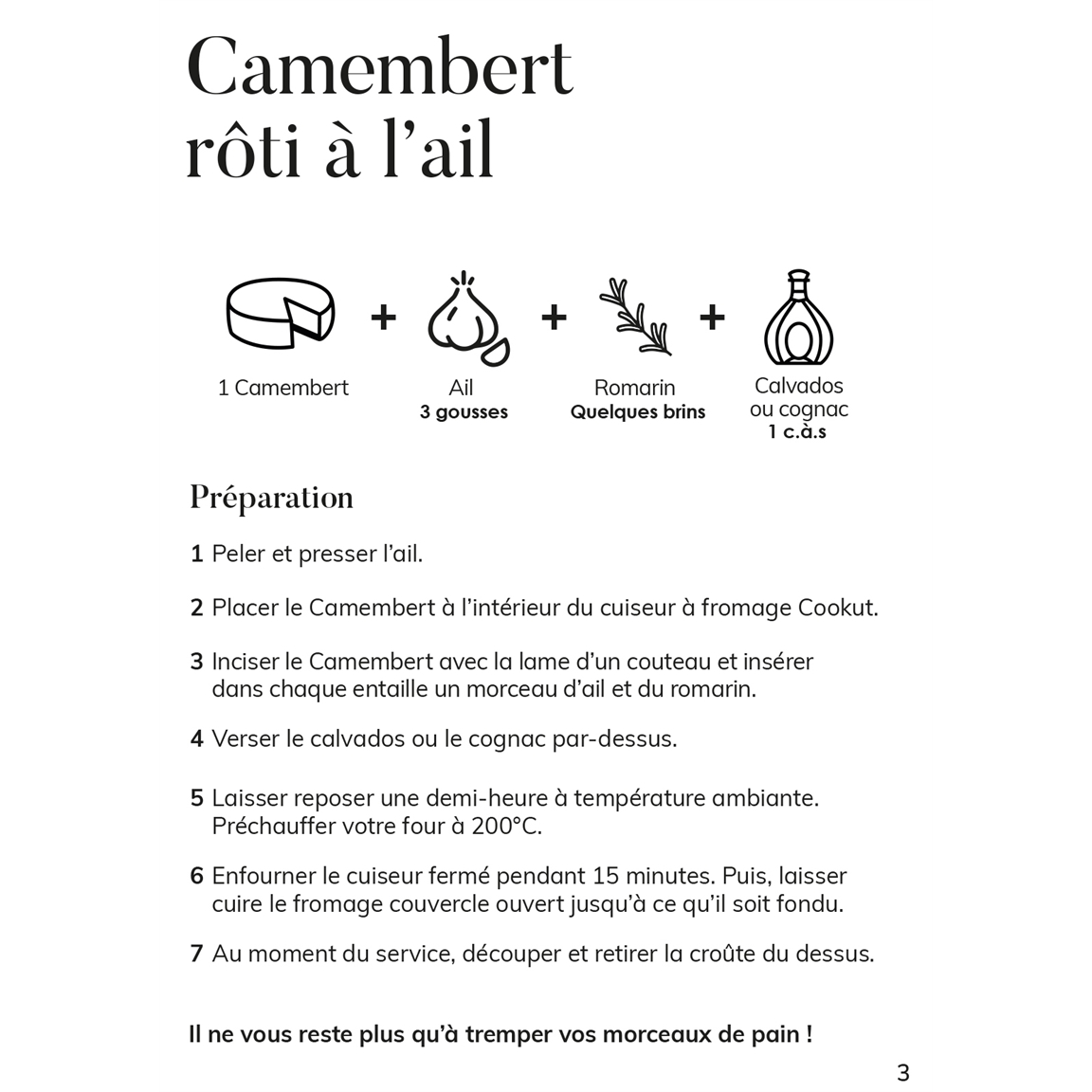 Coffret fromage au four Cookut