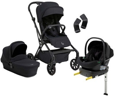 Beemoo Pro Twist Duovogn inkl. Beemoo Route Babybilstol & Base, Coffee Black/Black Stone