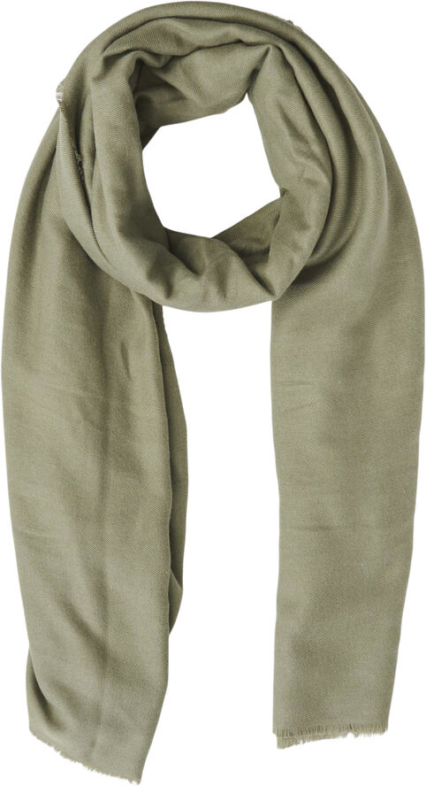 Pieces PCCILJA LONG SCARF NOOS BC Deep lichen green