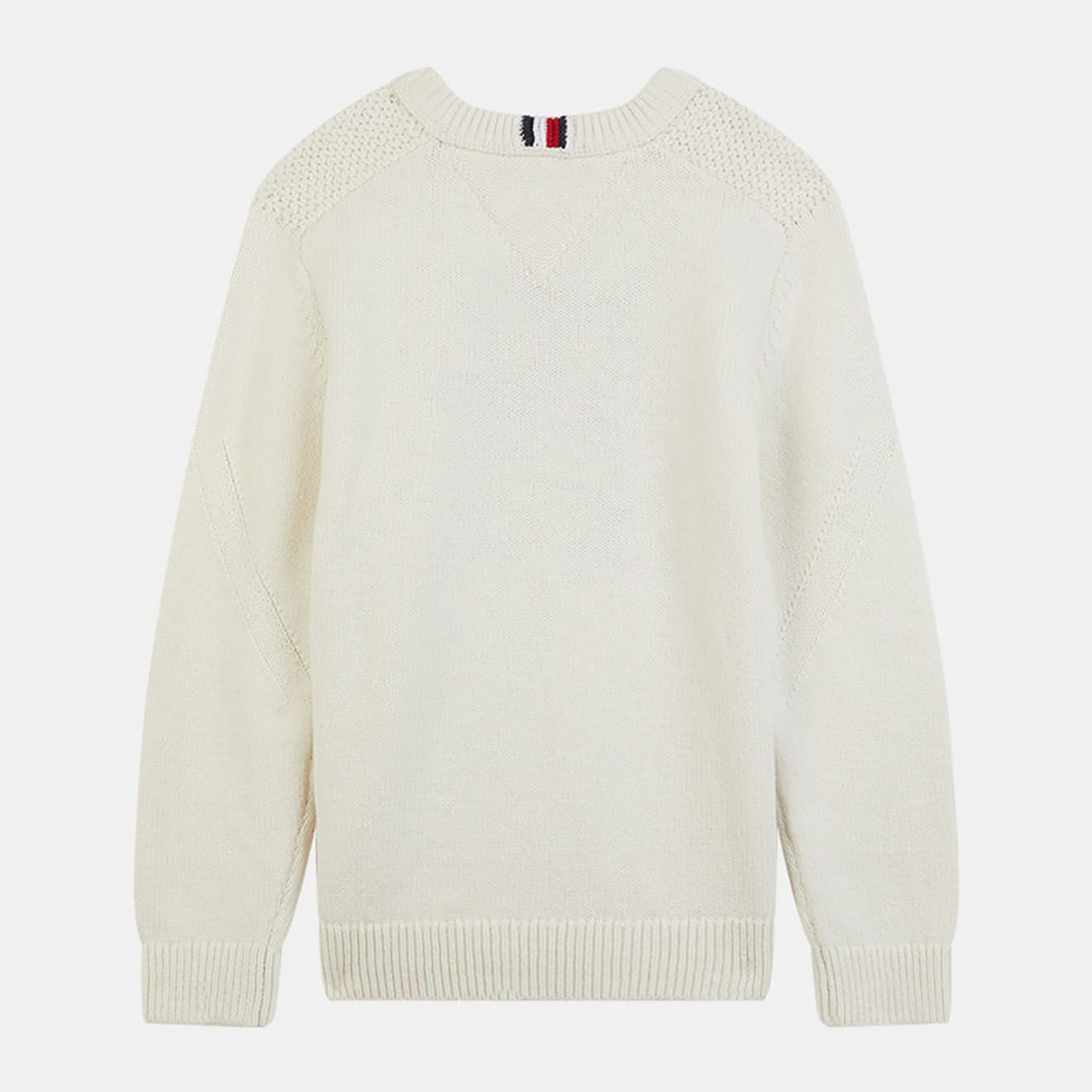 Tommy Hilfiger Pull Logo blanc
