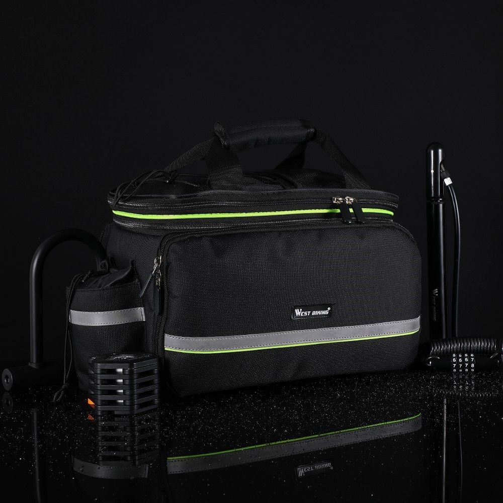 (20L-35L) Wasserfeste Gravel Bike Velo Fahrrad Satteltasche - Schwarz