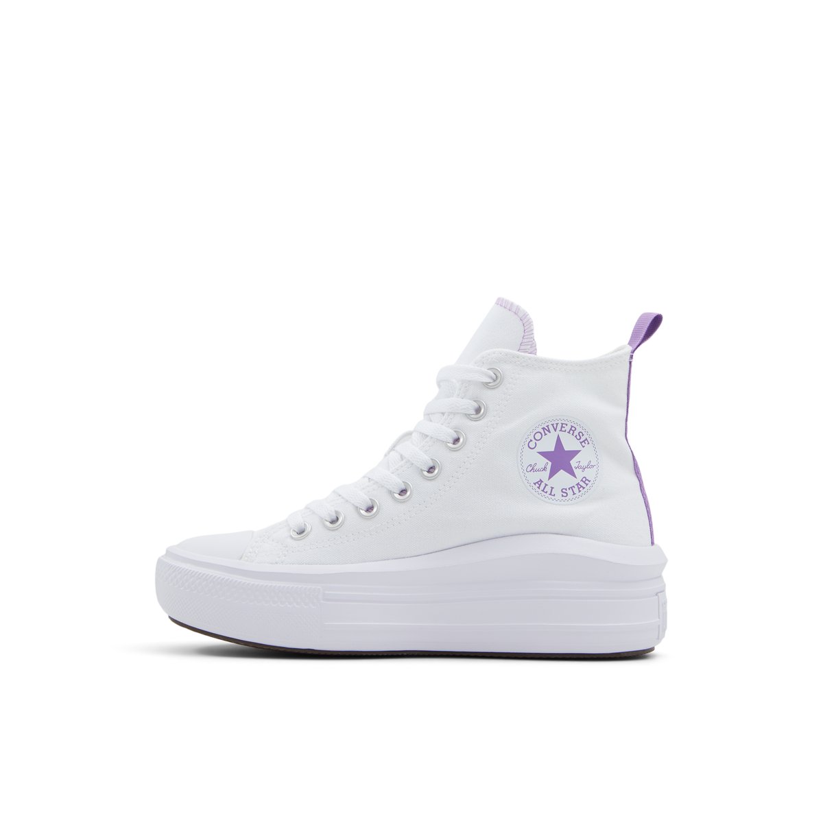 CONVERSE-Ctas_move-jg-Baskets - Talon plat - Autre Blanc