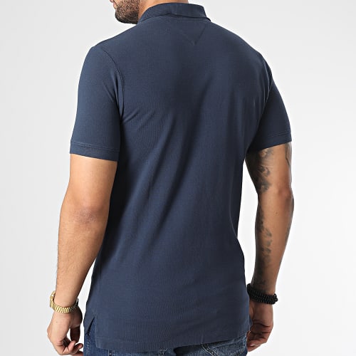 Polo Manches Courtes Slim Placket 5370 Bleu