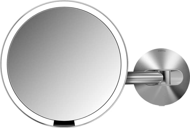 Simplehuman kosmetikspejl med smart sensor og stander (børstet stål)