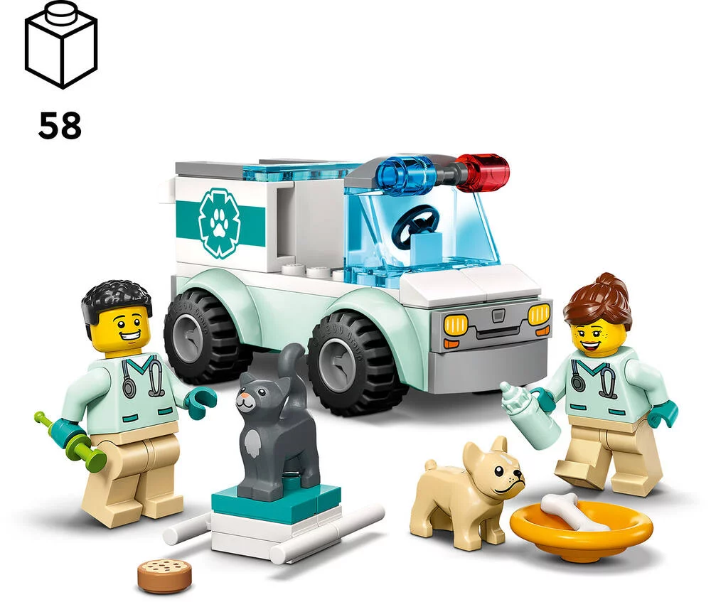 LEGO®CITY 60382 - L'INTERVENTION DU VEHICULE VETERINAIRE