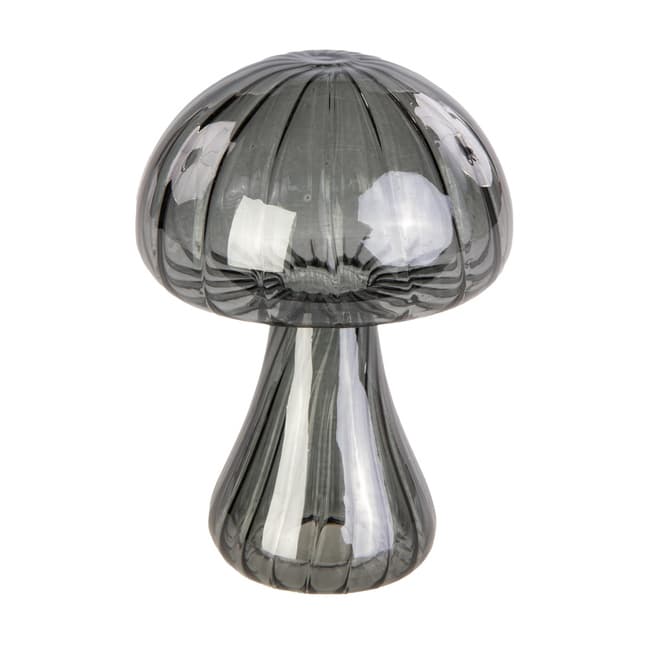 Pilz - schwarz transparent - ca. 7 x 10 cm