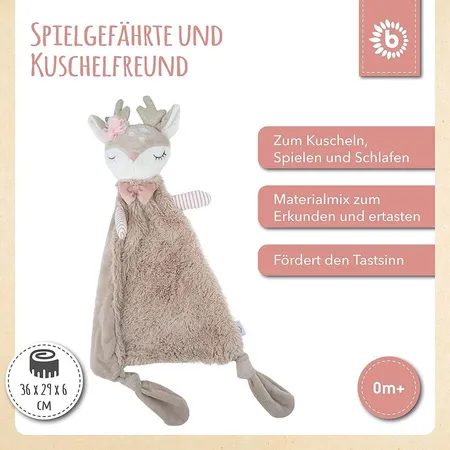 Bieco Schmusetuch REH, 36 cm