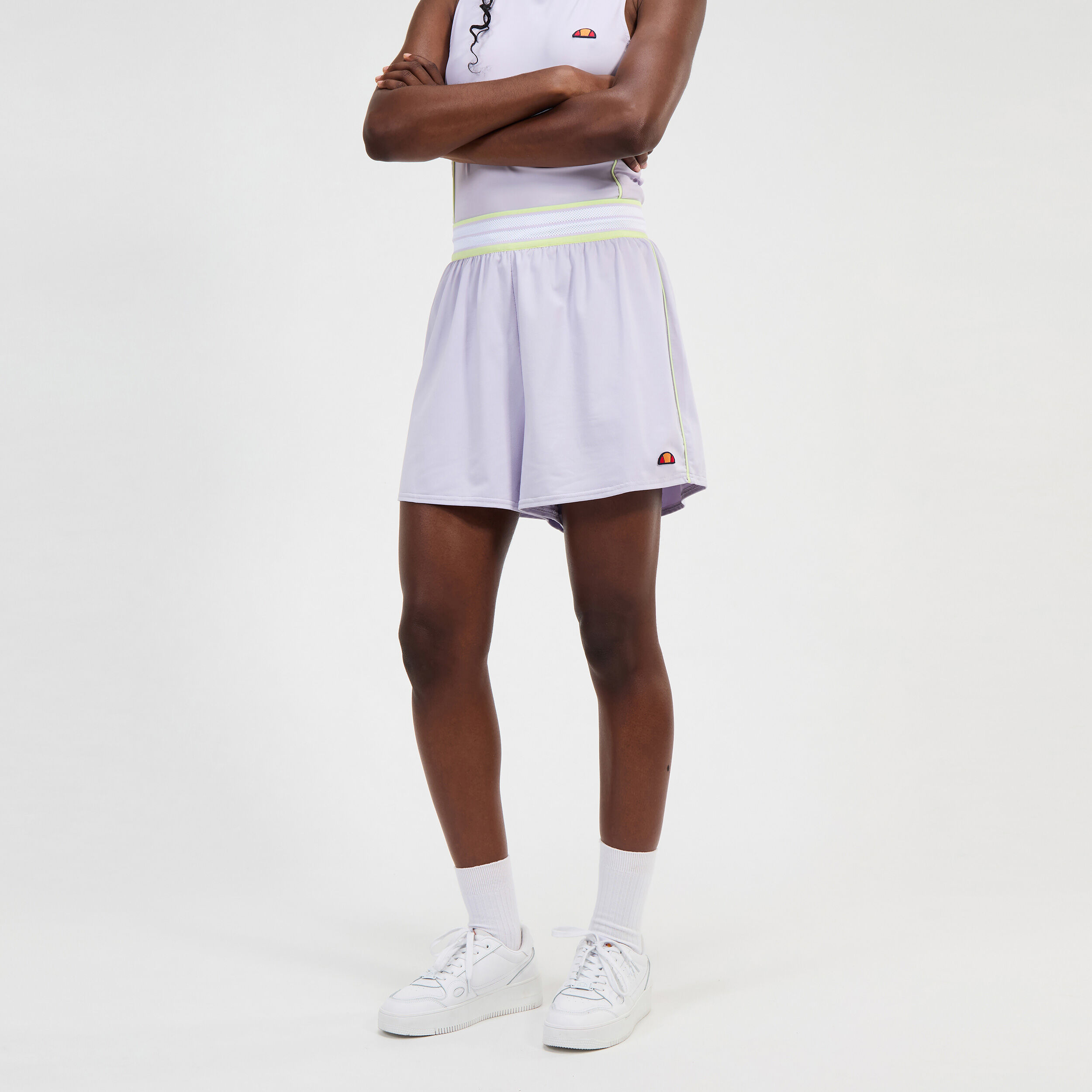 Ellesse Coburg Shorts Femmes - Lilas , Blanc