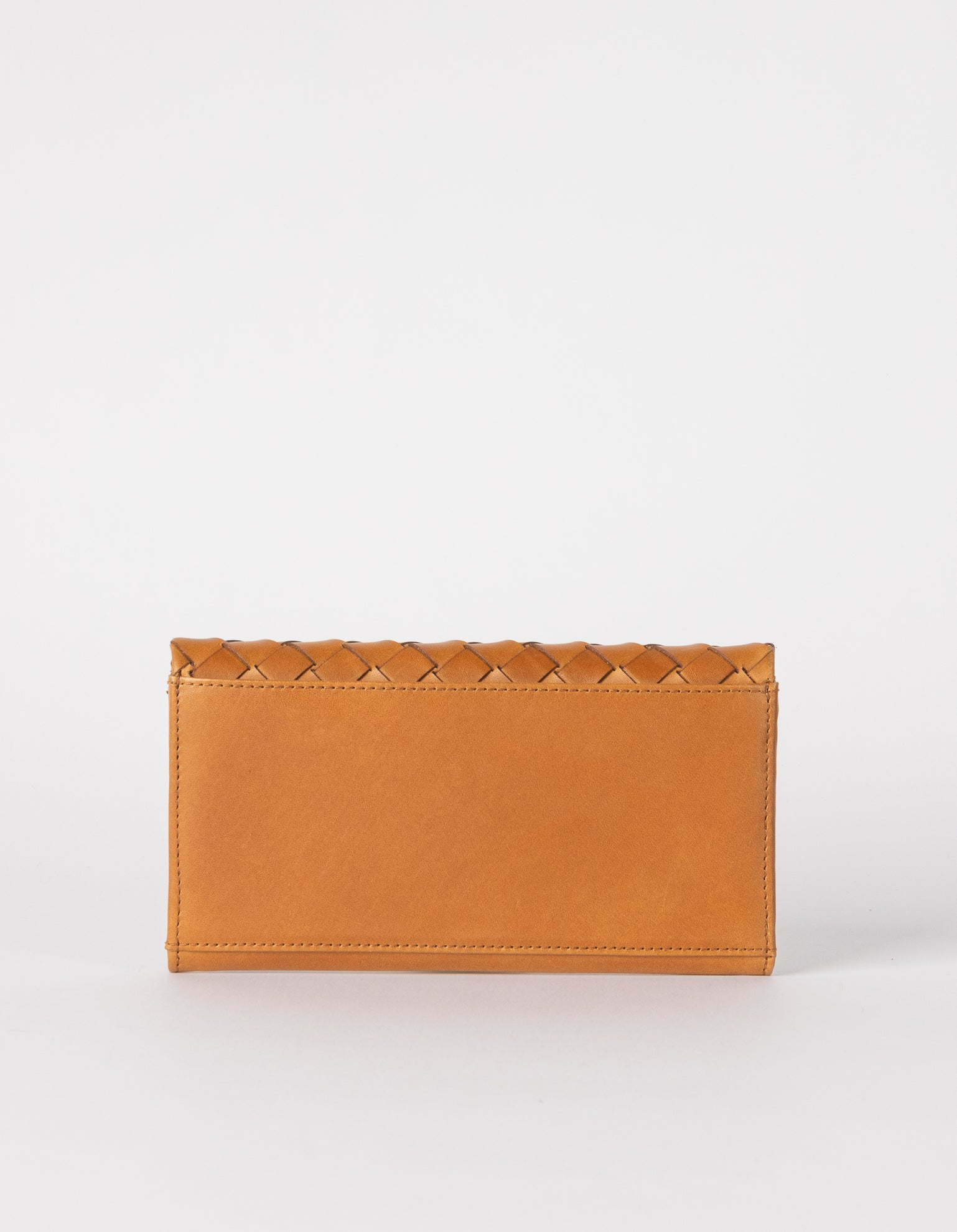 Pau's Pouch - Cognac Woven Classic Leather