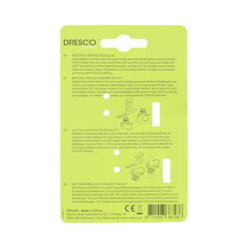 Dresco Bullet fietsverlichtingsset