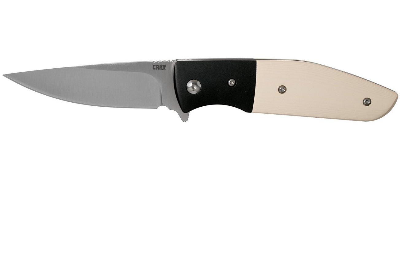 CRKT Curfew White 2867 zakmes, Russ Kommer design
