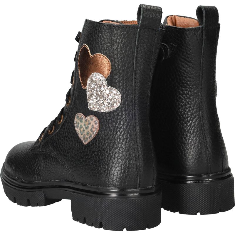 IK-KE Veterboots Zwart Meisjes
