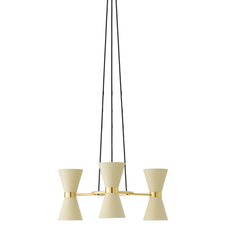 Audo Copenhagen Collector 3 kroonluchter Ø61 crème