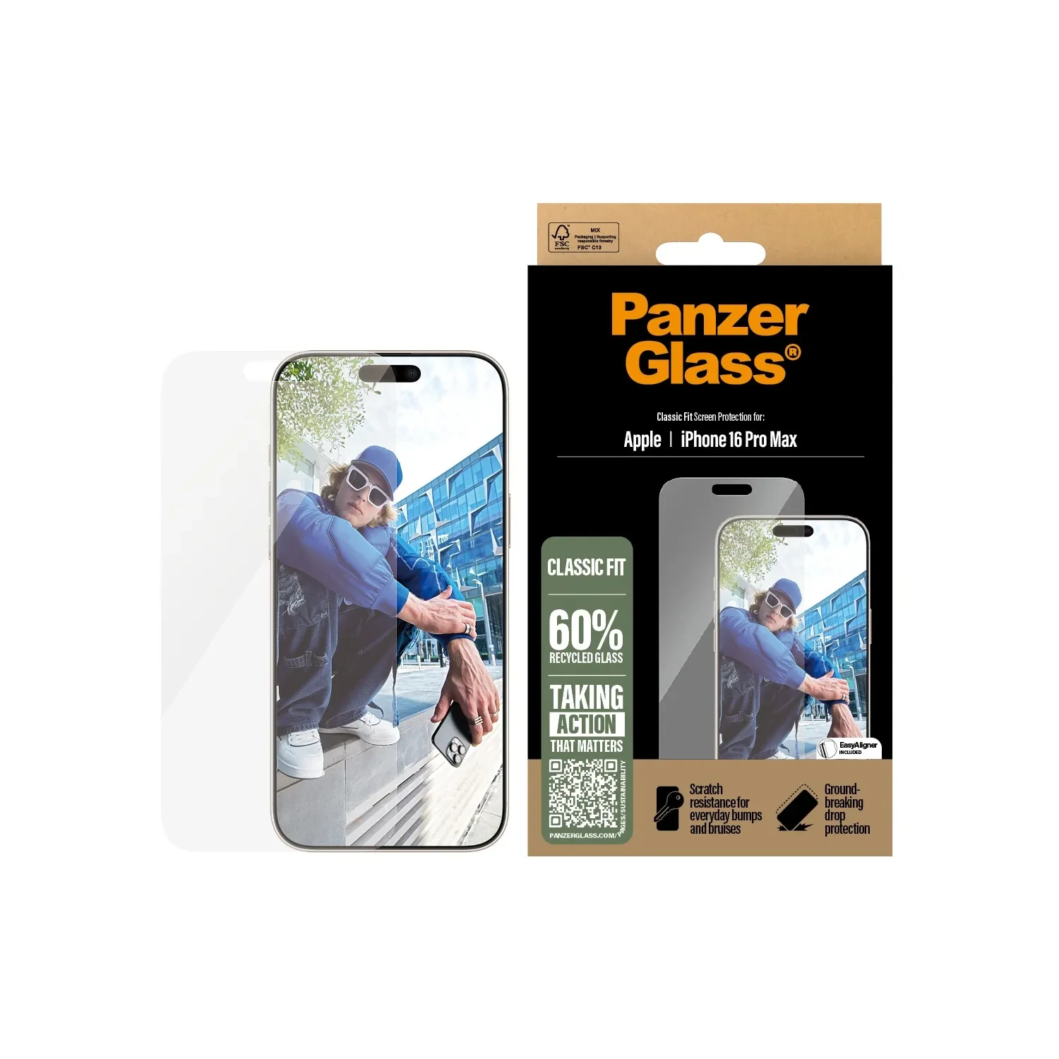 PanzerGlass iPhone 16 Pro Max 2876