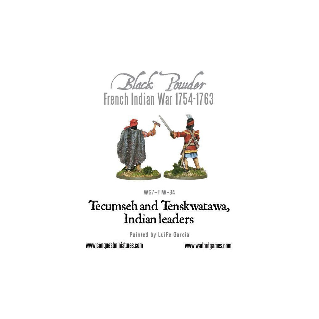 Tecumseh and Tenskwatawa, Indian Leaders