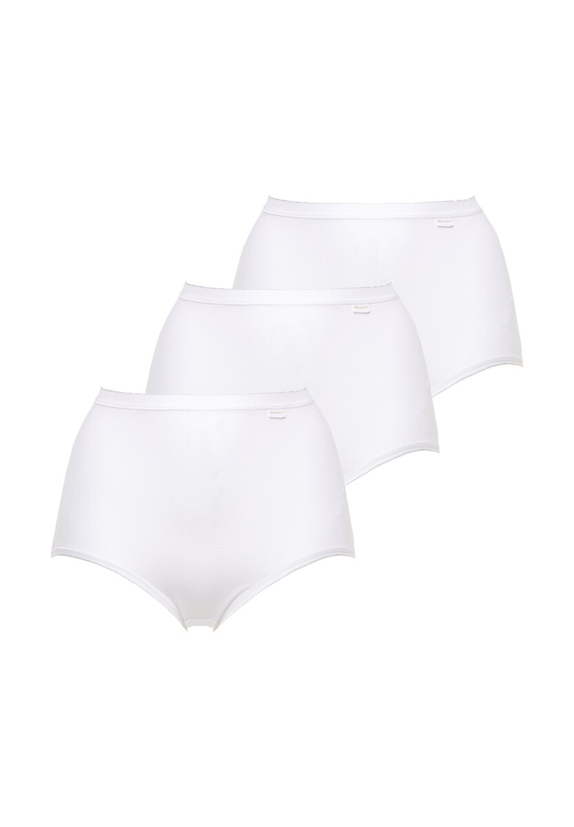 SANS COMPLEXE<br>Conjunto de 3 calcinhas de cintura alta Simplement em algodão orgânico