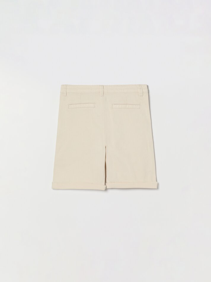 Bermuda chino stretch - Cinza