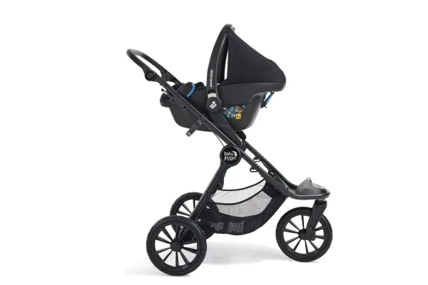 Baby Jogger city elite 2, Baldakin, Terrængående klapvogn, Ethvert køn, Hollow-out wheels, Sammenfoldelig, Sort