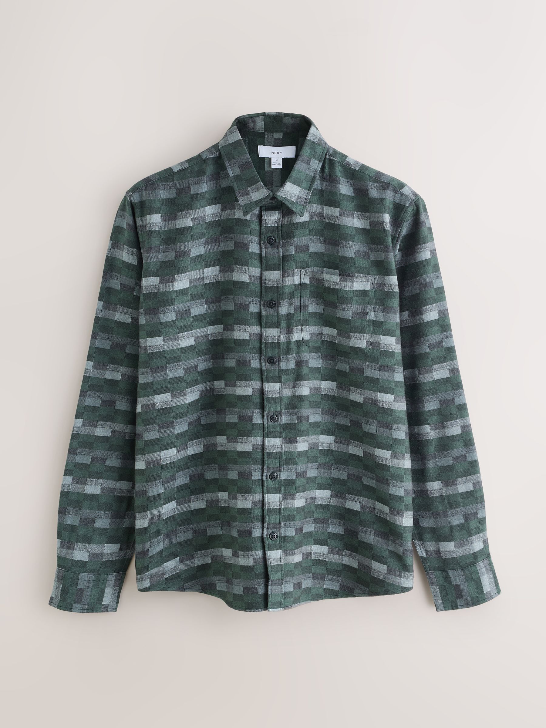 Bruin - Patchwork Check Long Sleeve Shirt